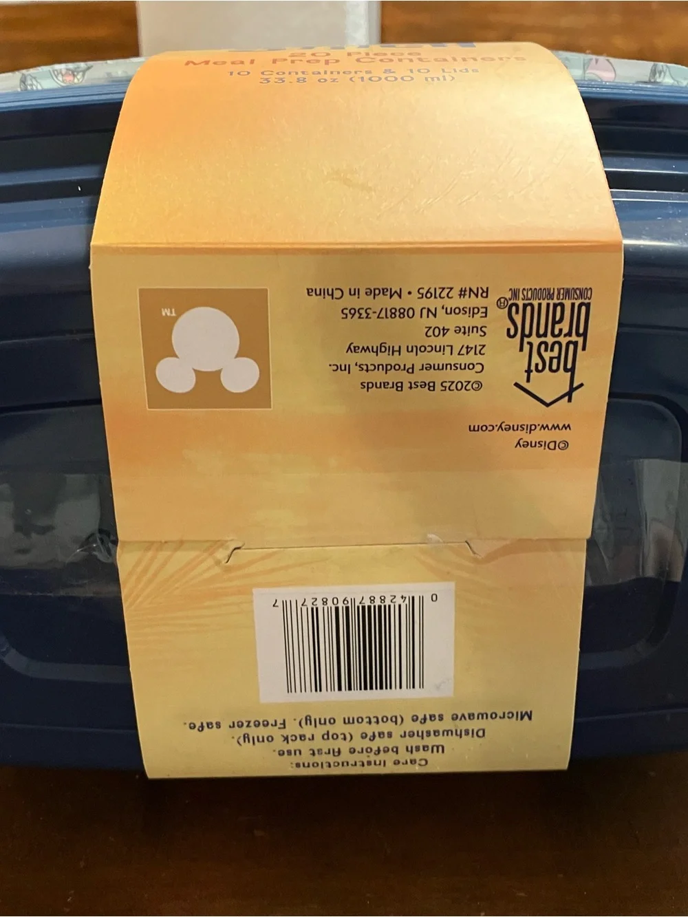 Disney branded meal